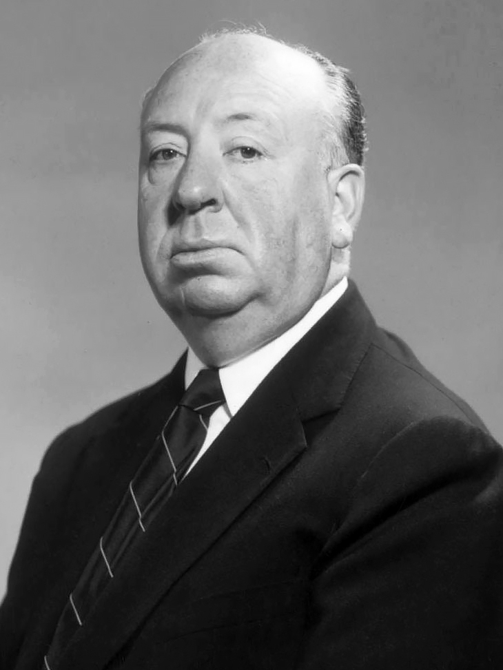 Alfred Hitchcock studio publicity photo