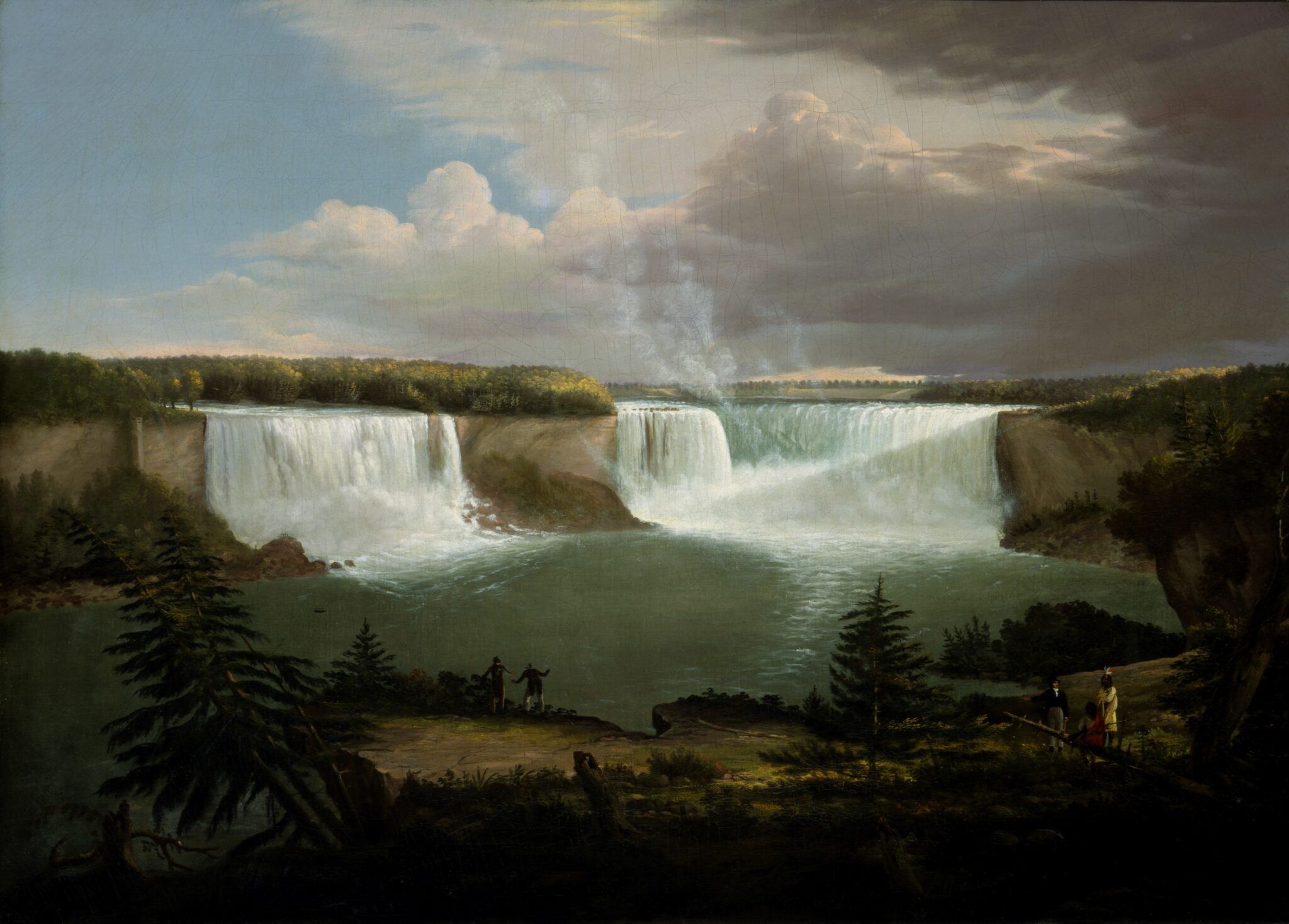 Painting of Niagara Falls 1820