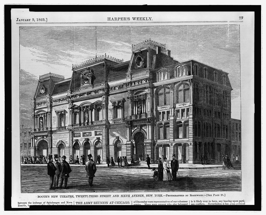 Booth's Theatre, 1869