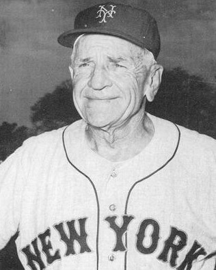 Casey Stengel as Mets manager 1963