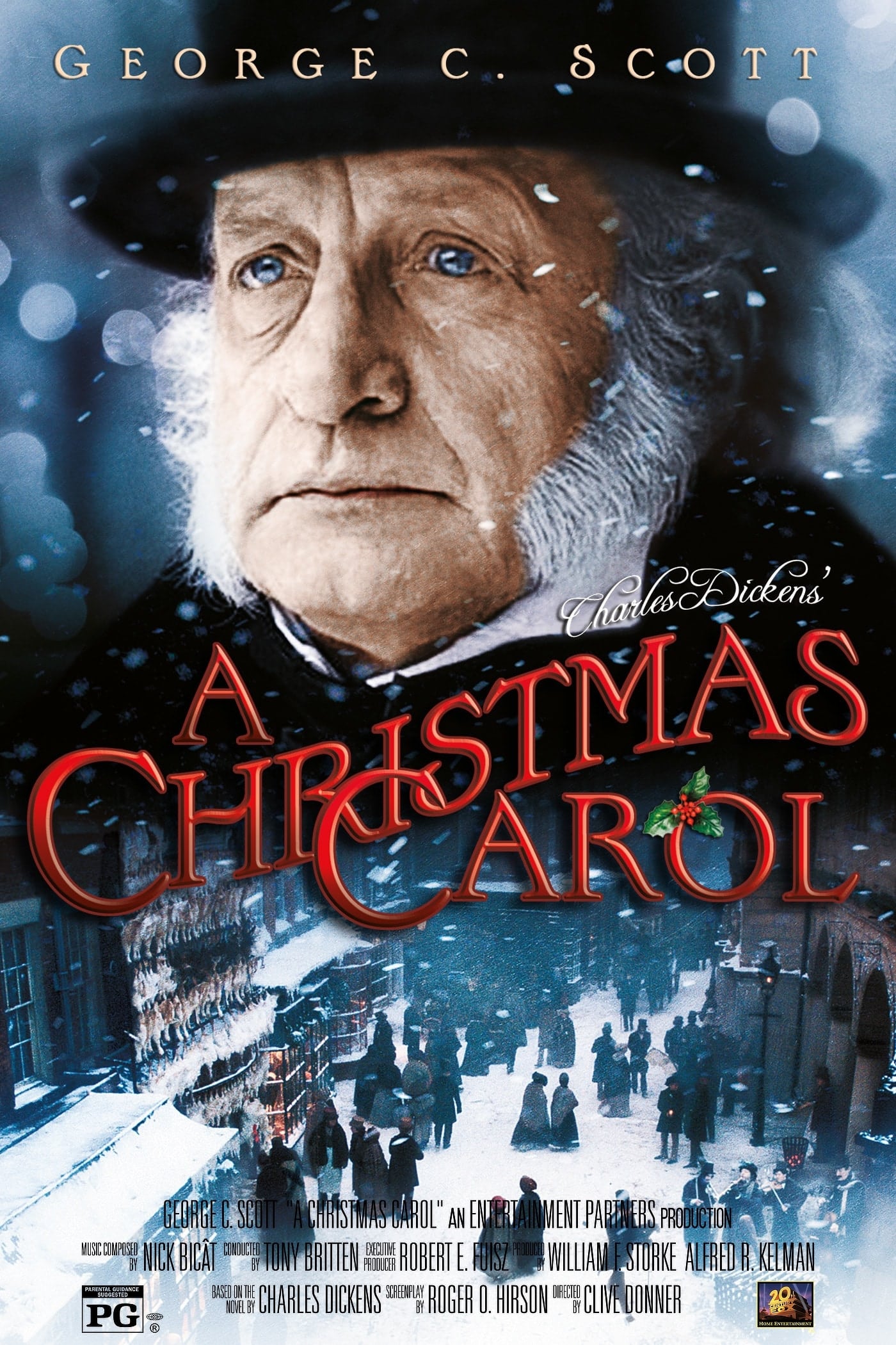 TV movie A Christmas Carol starring George C. Scott