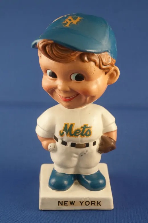Vintage 1962 New York Mets bobblehead figurine