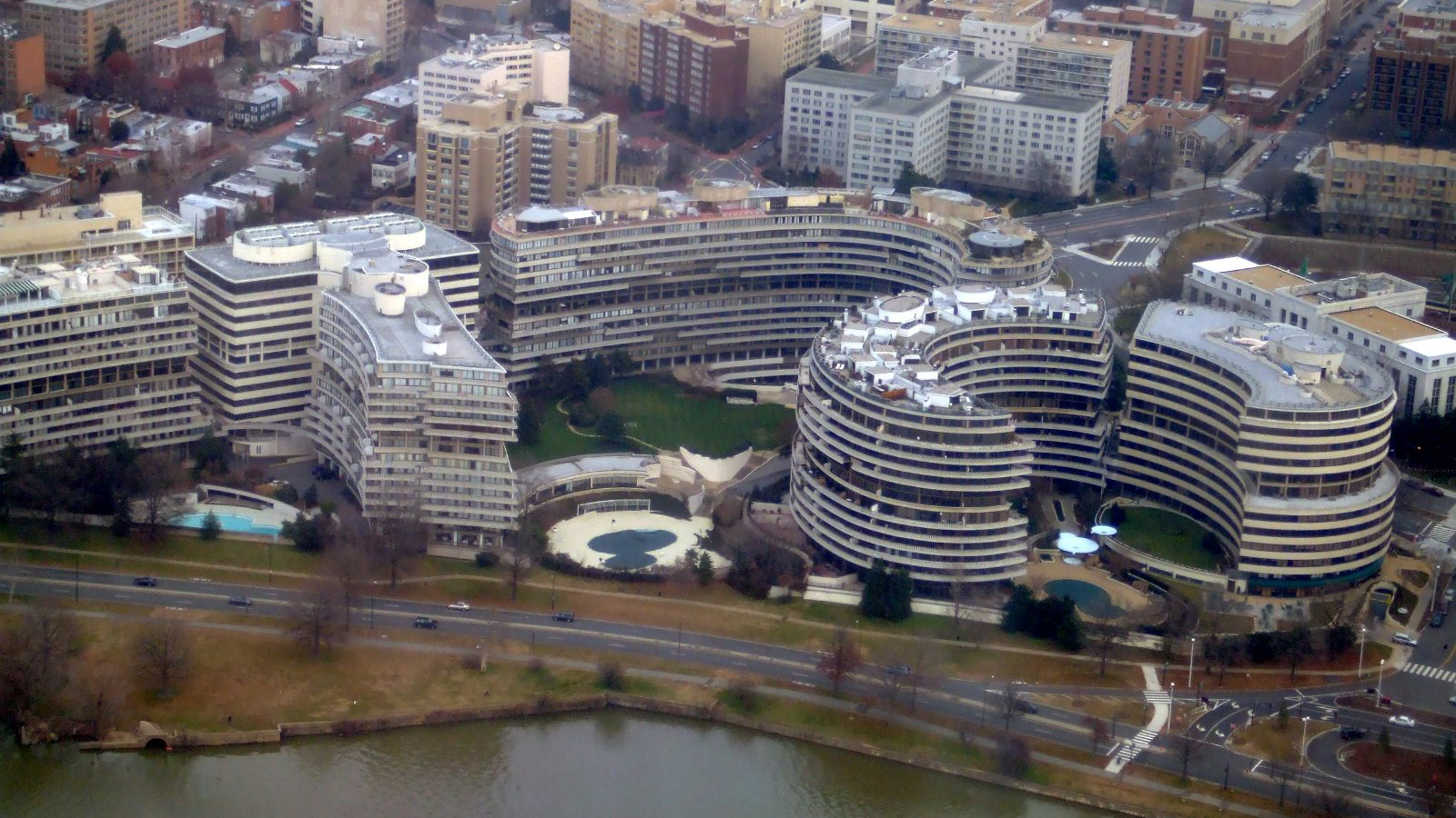 Watergate Complex from the Air