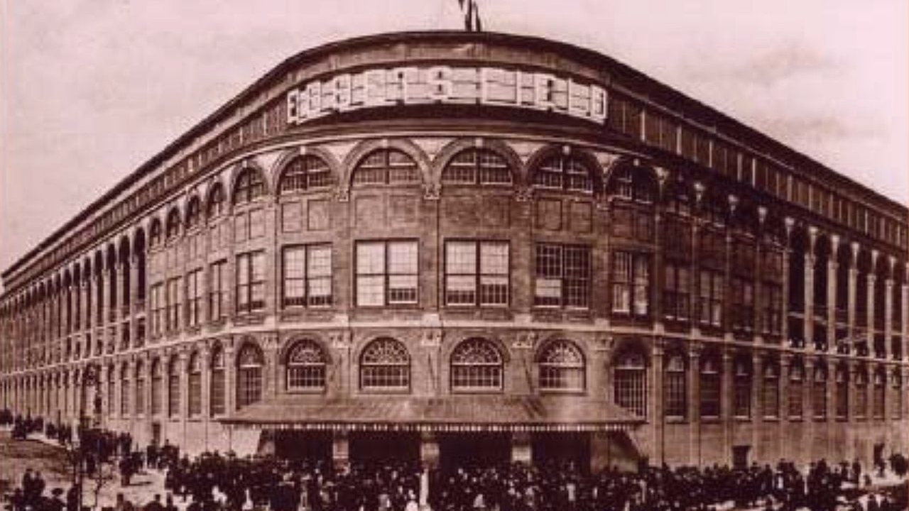 Ebbets Field opening day 1913