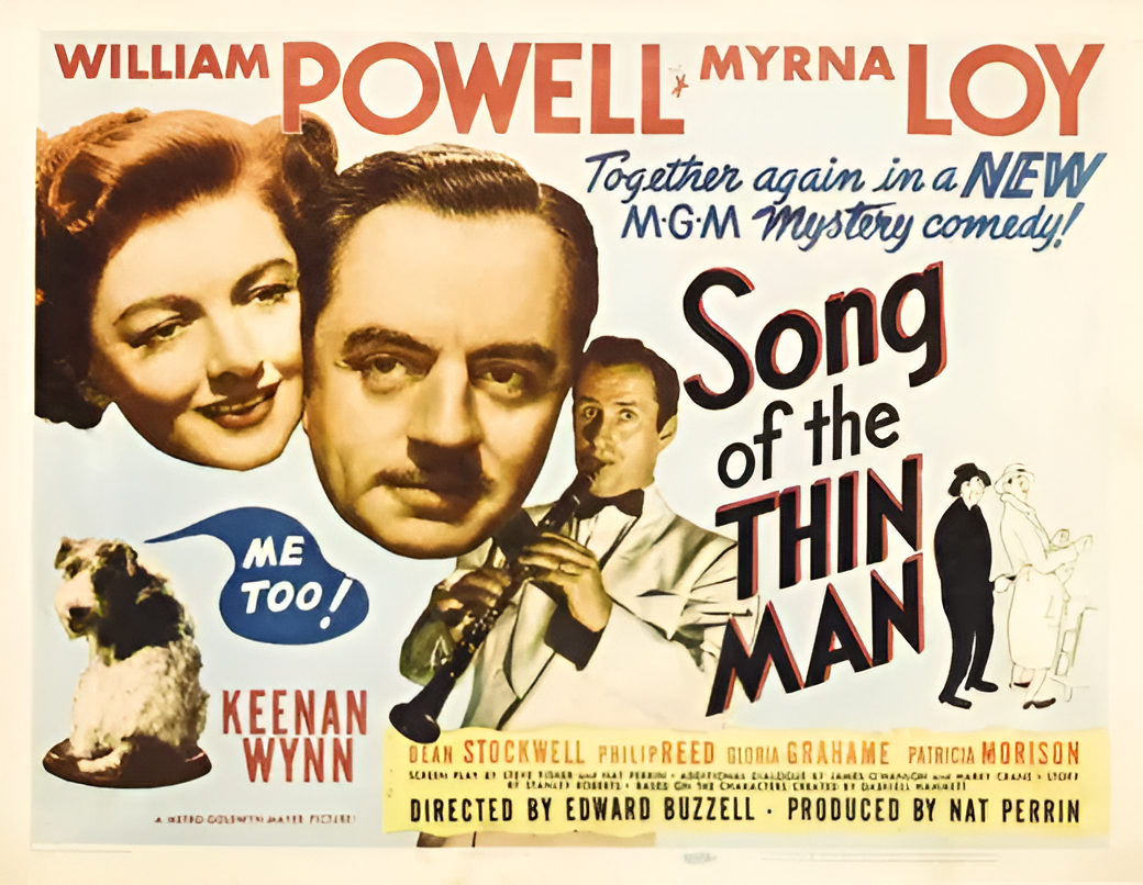 Movie poster for 'Song of the Thin Man'