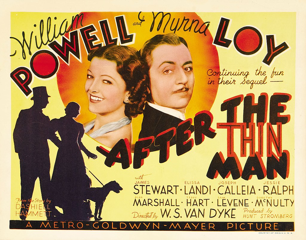 Title lobby card for 'After the Thin Man'