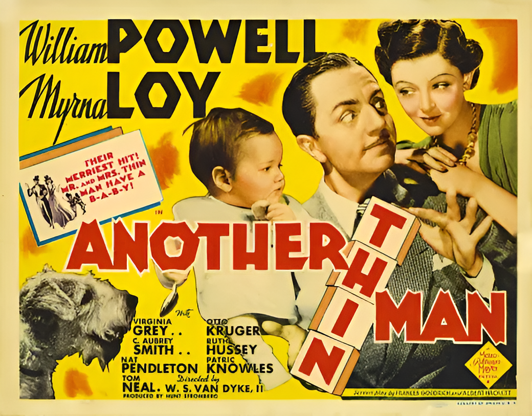 Title lobby card for 'Another Thin Man'
