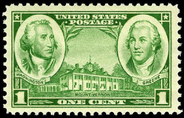 1-cent 1936 Army stamp