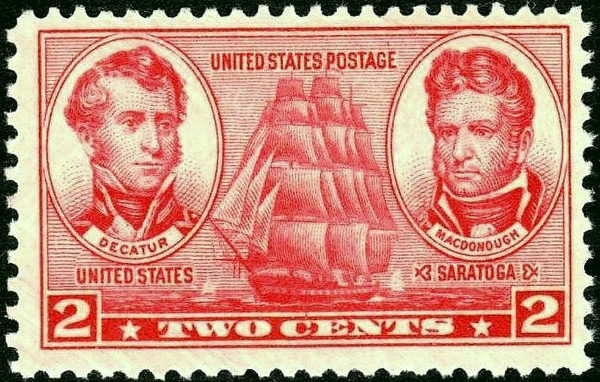 2-cent 1937 Navy stamp