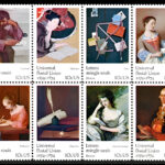 Famous Paintings on Stamps: The 1974 U.S. Universal Postal Union Commemoratives